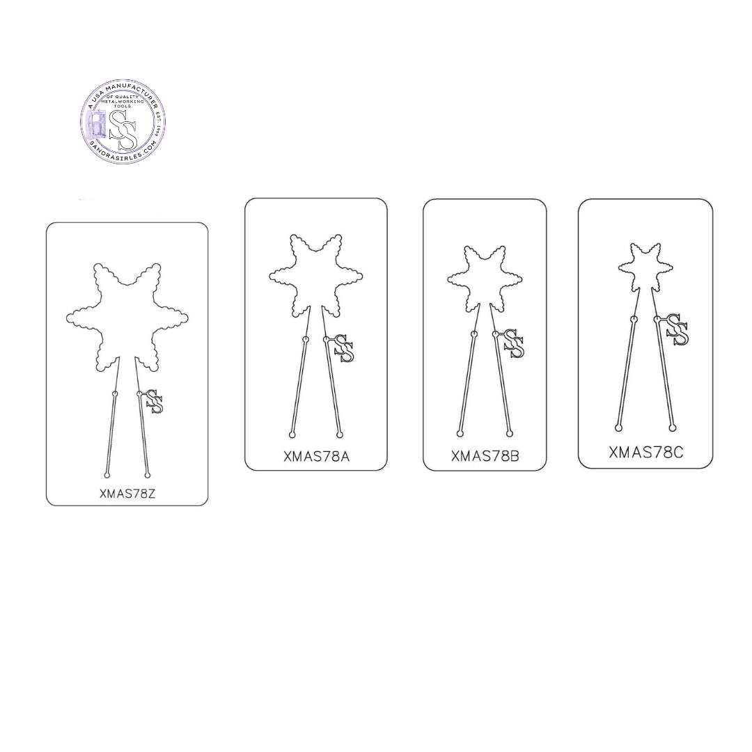 PANCAKE DIE XMAS78 SNOWFLAKE